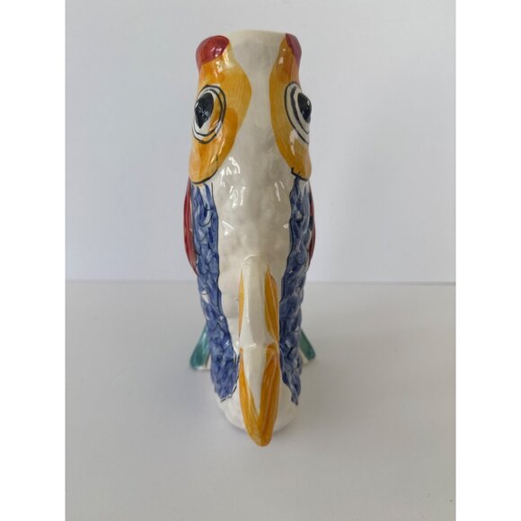 Vintage Italian MCM Pottery Ceramic Fish Candleholder Decor - Picture 4 of 6